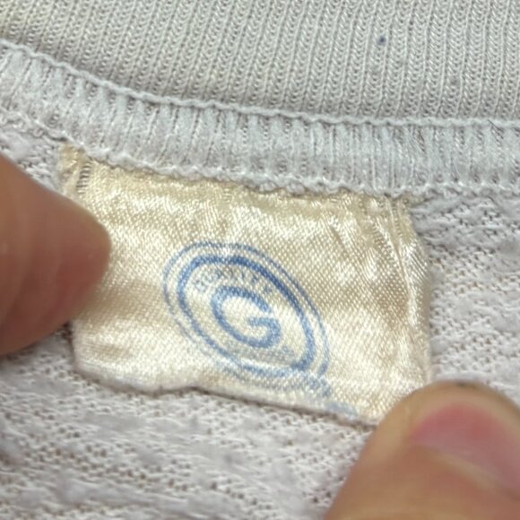 Vintage 70s Canada Quality Goods Sweater Shirt Mens Medium Gray Eagle Thin - Picture 9 of 16